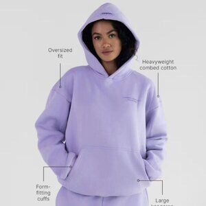 COMFRT Pastel Hoodie, Lavender, Size Small